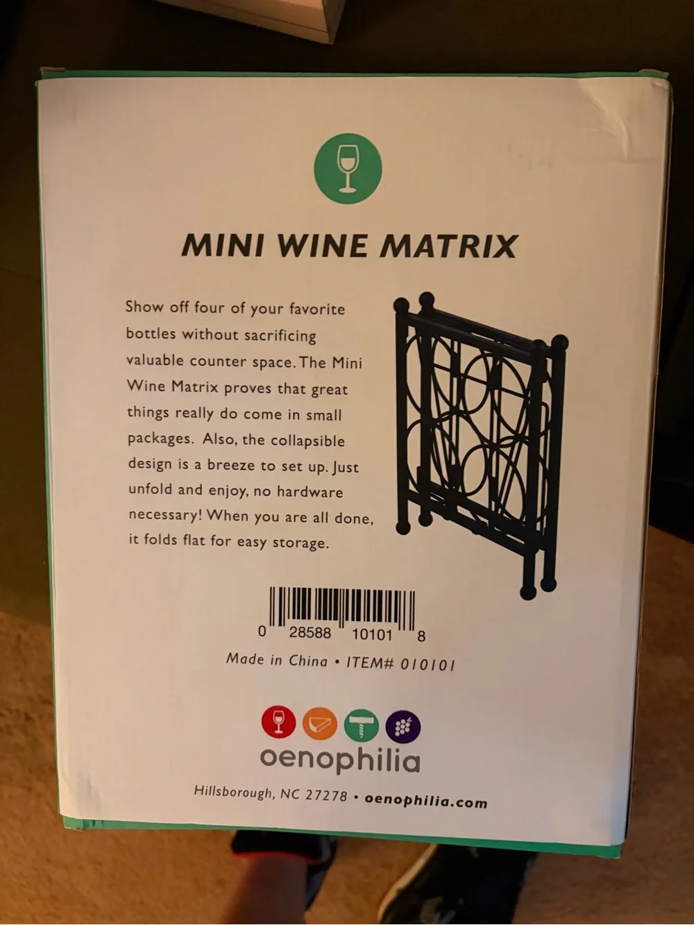 Oeno Mini Wine Matrix - Black